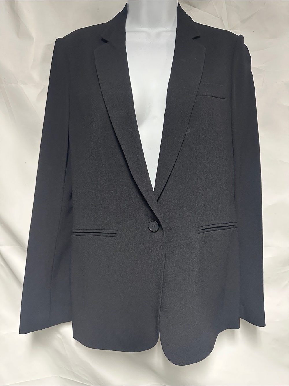 Theory Black Single-Button Women’s Blazer